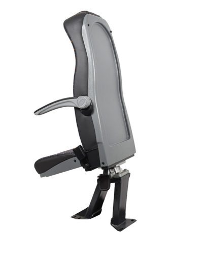 Back view of Shapeshifter seat with armrests, black trim