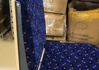 Flip Star folding bus seat