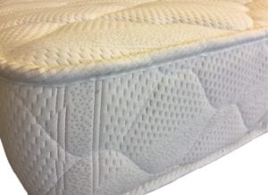 Close up of quilted mattress