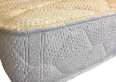Close up of quilted mattress