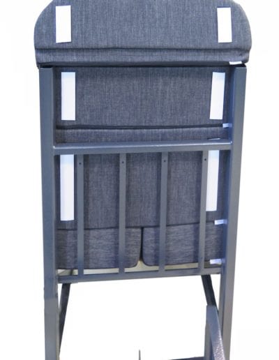 Second row seat -  back view